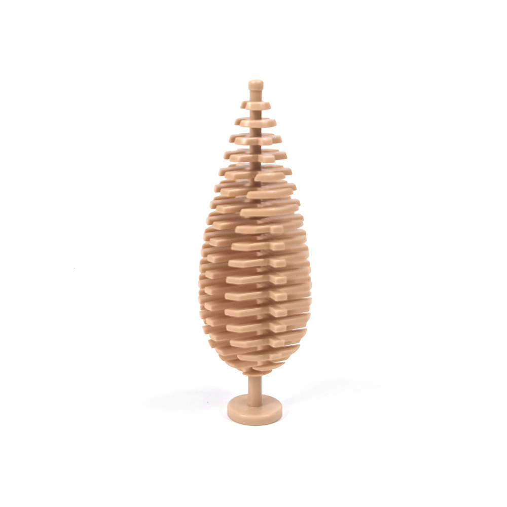 Small Particle Building Garden Parts, Spruce Tree Street Scenery Ornaments, 3778 Cypress Forest Scene Decoration