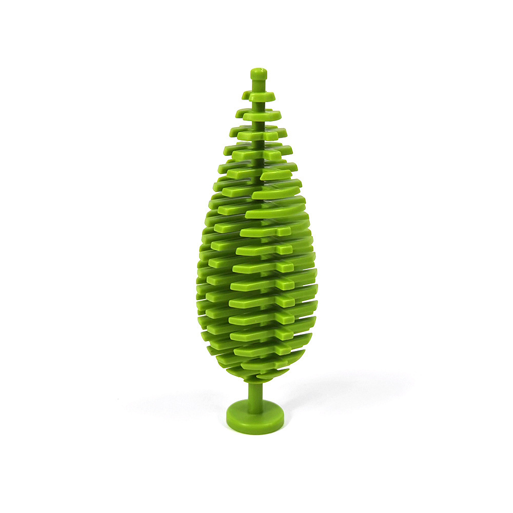 Small Particle Building Garden Parts, Spruce Tree Street Scenery Ornaments, 3778 Cypress Forest Scene Decoration