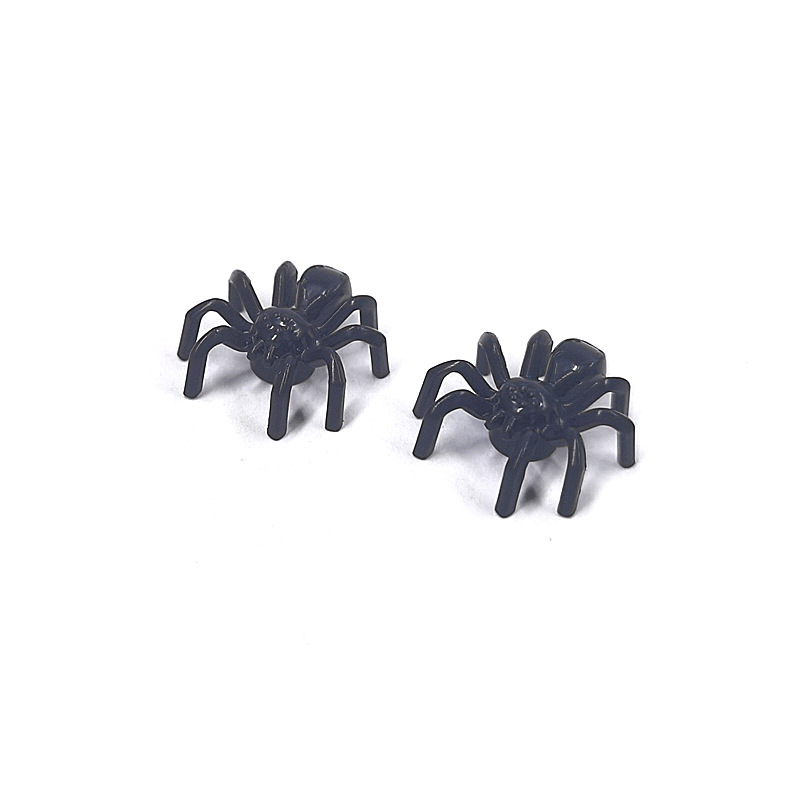 MOC Halloween Props, Small Granules 29111 Long-Legged Spider, Building Block Toy Parts