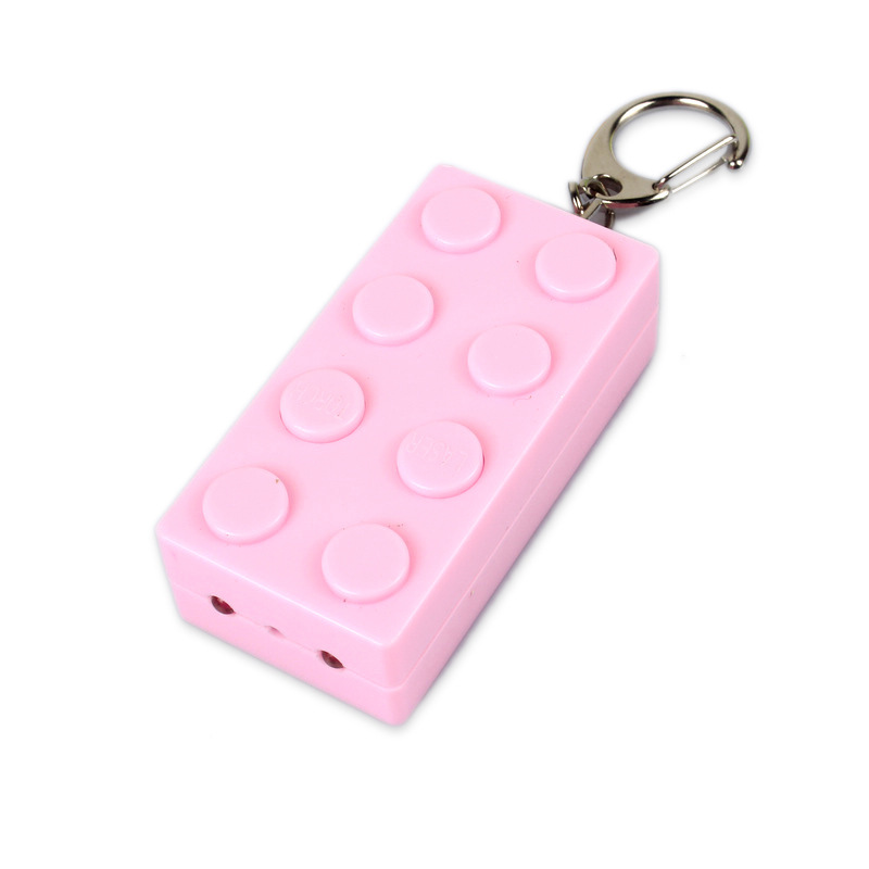 Light-Emitting Infrared Building Blocks, Laser Flashlight, Pet Infrared toy, LED Creative Keychain