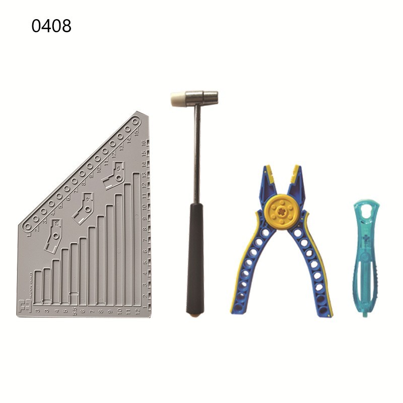 Building Block Tool Set, Small Particle Measuring Ruler, Pliers, Separator, Prying Tool, Disassembly Tools