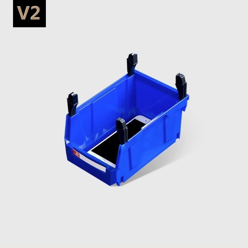 Back Mounted Part Sorting Box, Modular Tool Storage Box, Inclined Mouth Classification Box
