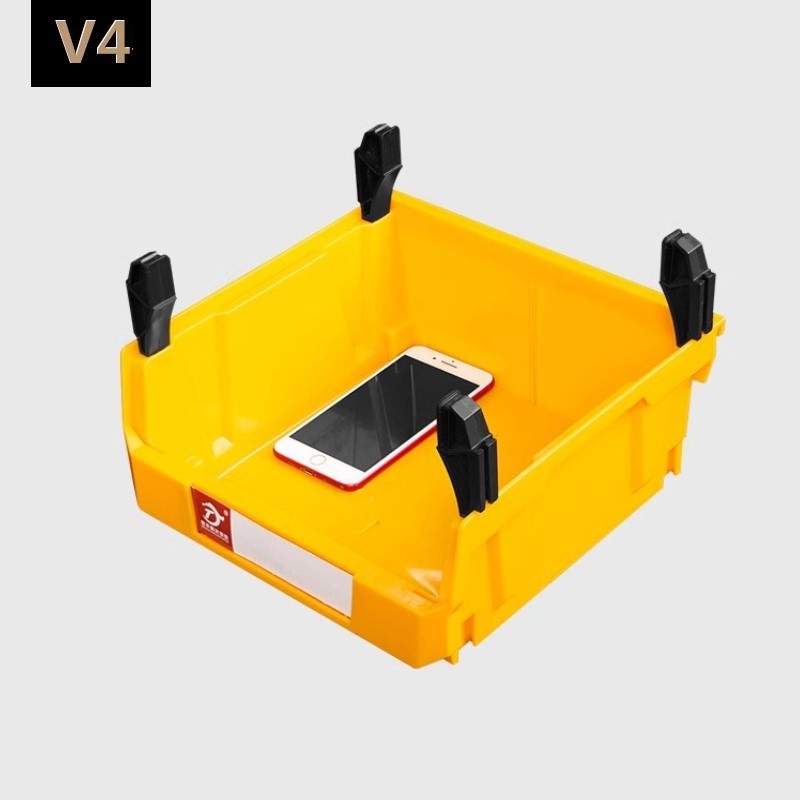 Back Mounted Part Sorting Box, Modular Tool Storage Box, Inclined Mouth Classification Box