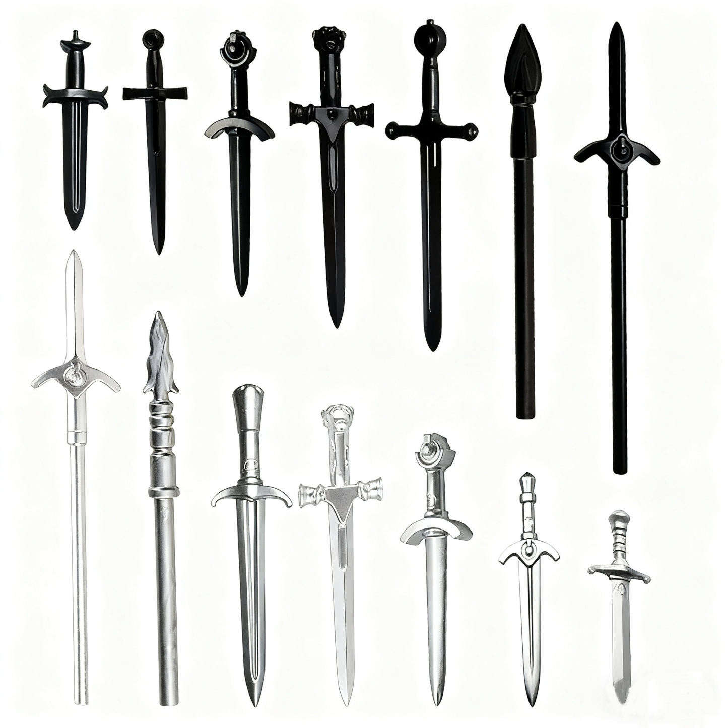 Knight Building Blocks Accessories, Military Weapon Building Blocks, Compatible Figurine Accessories Set