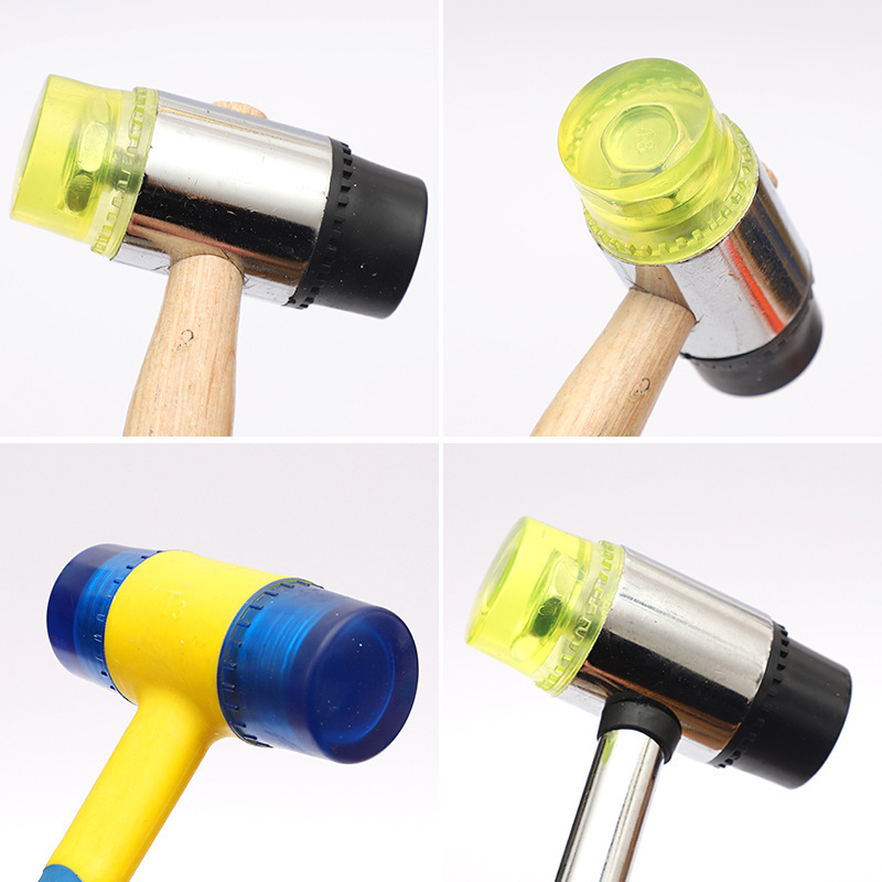 Large MOC Assembly Hammer, Building Block Assembly Rubber Tip Building Tool, Industrial-Grade Installation Hammer