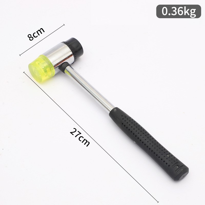 Large MOC Assembly Hammer, Building Block Assembly Rubber Tip Building Tool, Industrial-Grade Installation Hammer