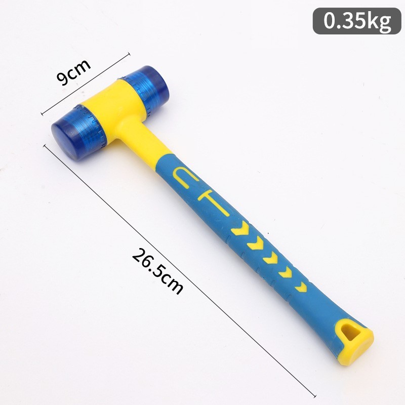 Large MOC Assembly Hammer, Building Block Assembly Rubber Tip Building Tool, Industrial-Grade Installation Hammer