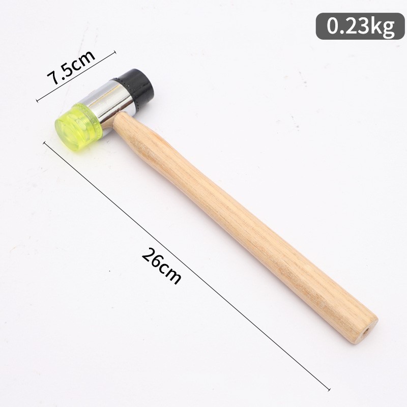 Large MOC Assembly Hammer, Building Block Assembly Rubber Tip Building Tool, Industrial-Grade Installation Hammer