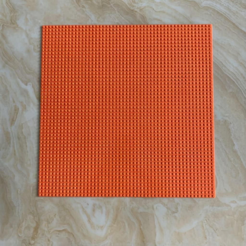 Compatible Small Brick Baseplate – Large 50x50cm Brick Wall Baseplate, 40x40cm Scene Floor