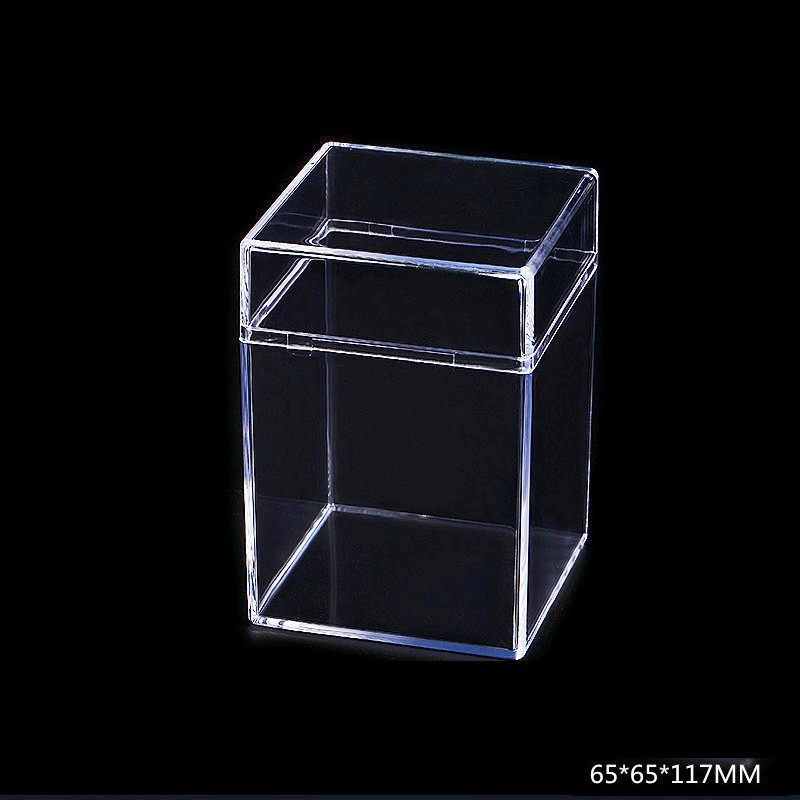 Acrylic Building Block Parts Storage Box, Transparent Lided Square Storage Box, Parts Sorting Box