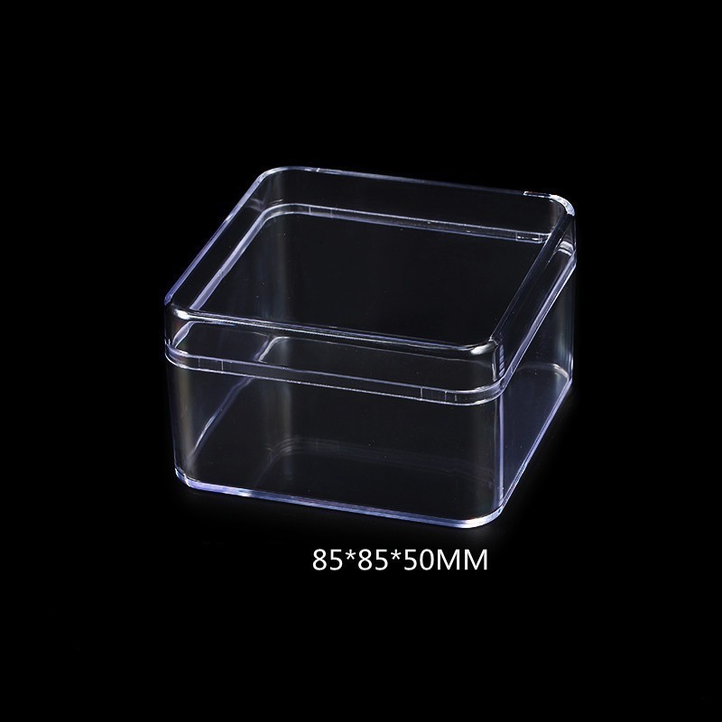 Acrylic Building Block Parts Storage Box, Transparent Lided Square Storage Box, Parts Sorting Box