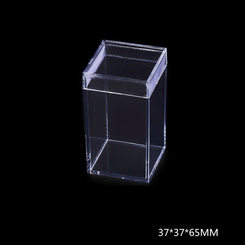 Acrylic Building Block Parts Storage Box, Transparent Lided Square Storage Box, Parts Sorting Box