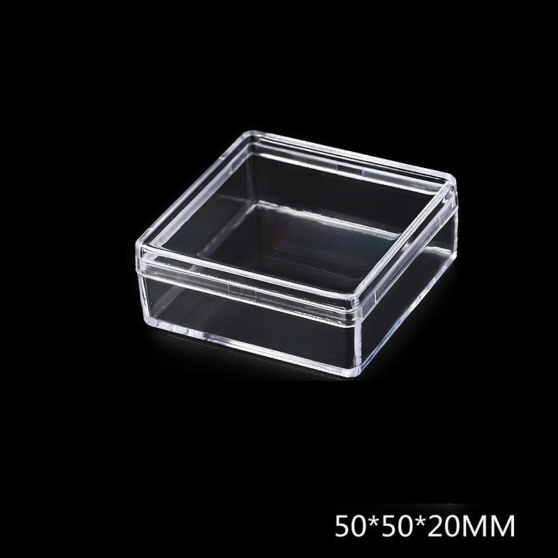 Acrylic Building Block Parts Storage Box, Transparent Lided Square Storage Box, Parts Sorting Box
