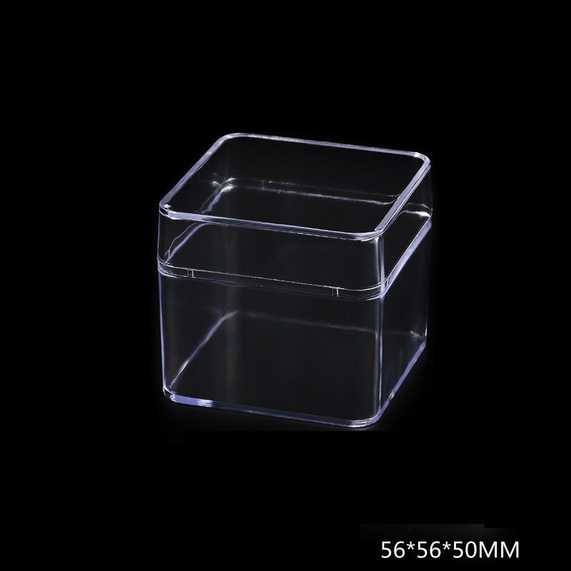 Acrylic Building Block Parts Storage Box, Transparent Lided Square Storage Box, Parts Sorting Box