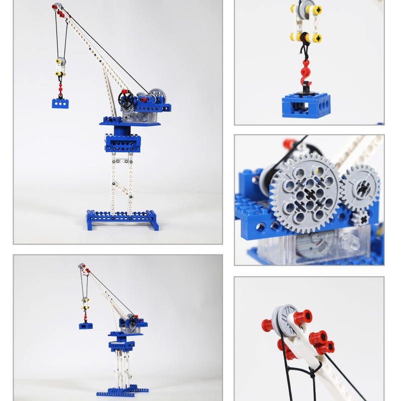 Compatible With Small-Particle Motorized Building Sets, 4-In-1