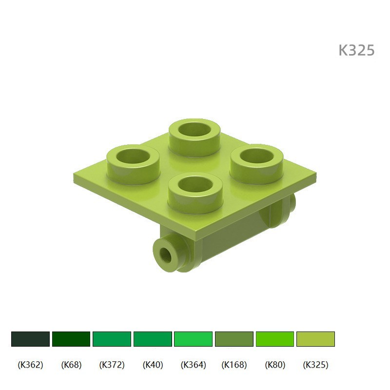 6134 Compatible Small-Particle Building Blocks, 4-Hole Hinge/Pivot Part 100g(approx. 200 pcs)  Not GoBricks Brand