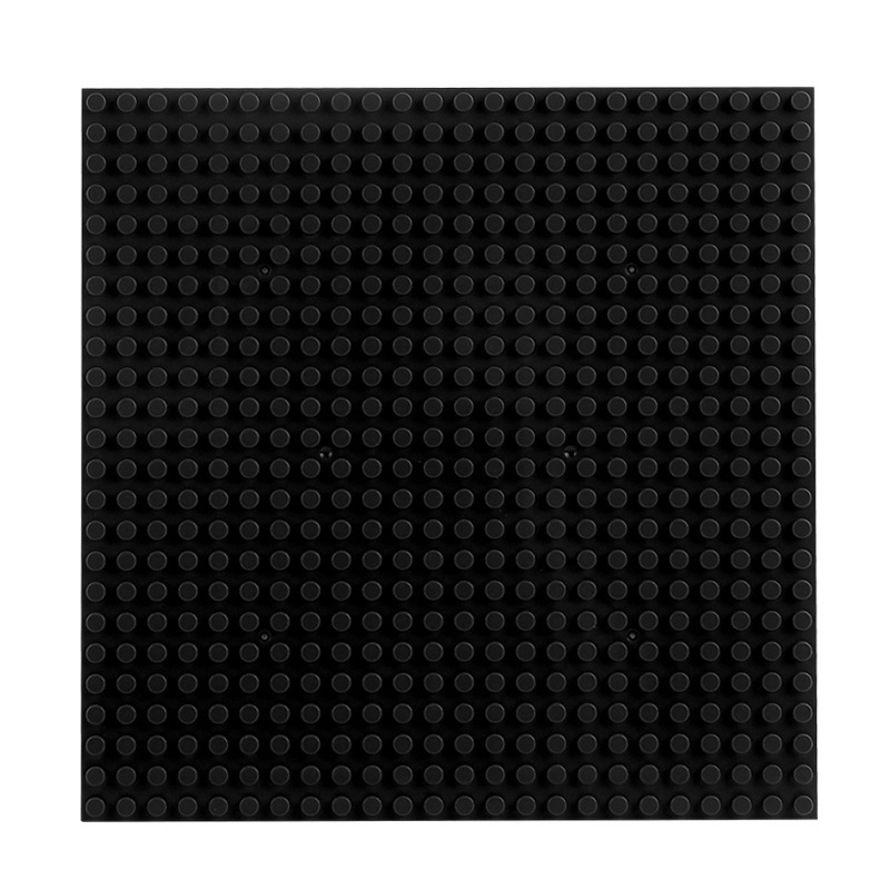 24 x 24 Stud Building Block Baseplate, 19.2 x 19.2cm Compatible with Small-Particle Bricks Baseplate Non-GoBricks Brand