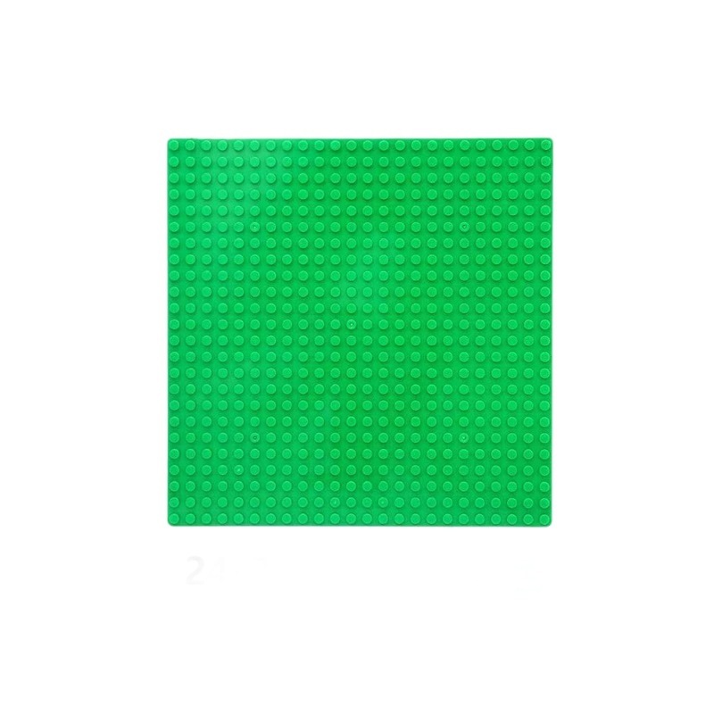 24 x 24 Stud Building Block Baseplate,  19.2 x 19.2cm Compatible with Small-Particle Bricks Baseplate