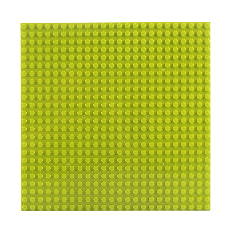 24 x 24 Stud Building Block Baseplate,  19.2 x 19.2cm Compatible with Small-Particle Bricks Baseplate
