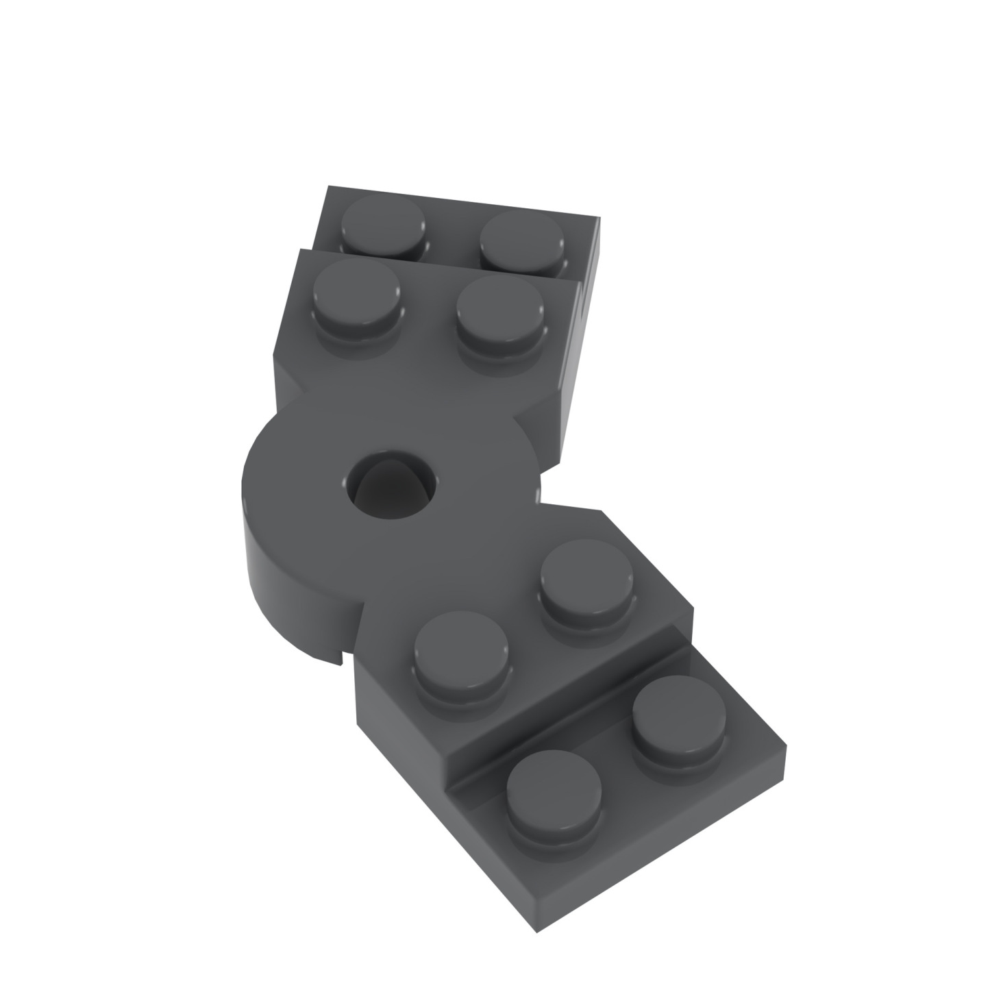 798462 Compatible with Small-Particle Building Blocks, 6 x 2/3 Wedge Plate (50g, approx. 20 pcs) Non-GoBricks Brand