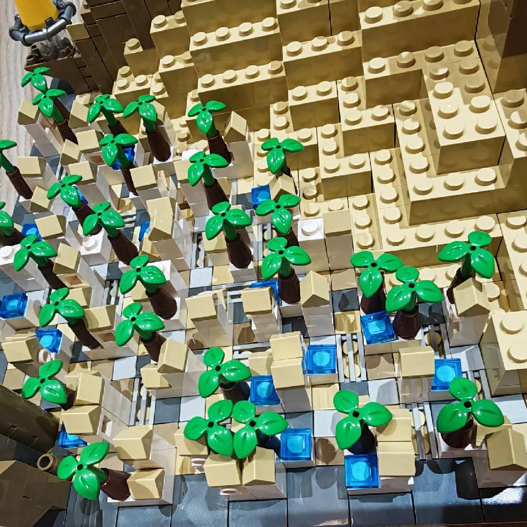 MAP Tec Desert Kingdom – Oriental-Style Micro Architectural Wonder | 3,011-Piece MOC Collector's Set - GOBRICKS x MOCERS Collaboration Brick Zone