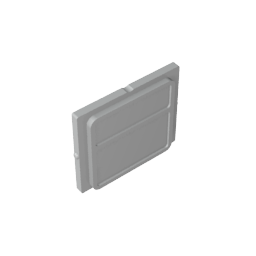 Glass for Train Window 1 x 4 x 3