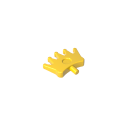 Headwear Accessory Crown / Tiara with 5 Points and Pin-MyGobricks