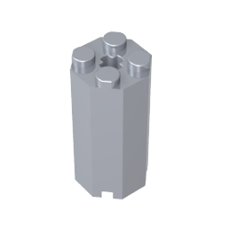 2x2x3 1/3 octagonal brick