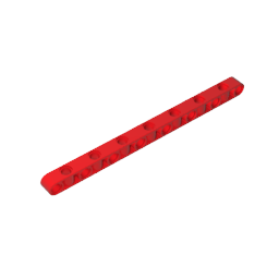 Technic Beam 1 x 15 Thick with Alternating Holes-MyGobricks