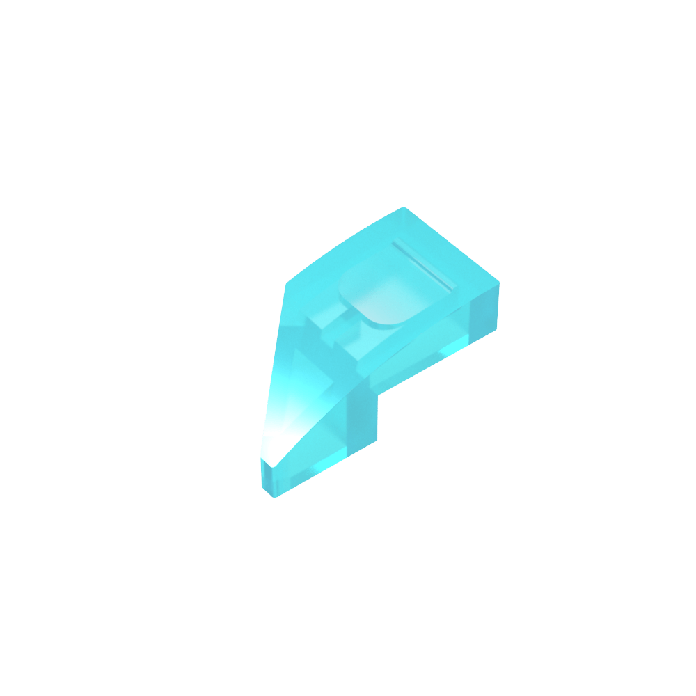 Slope Curved 2 x 1 with Stud Notch Right