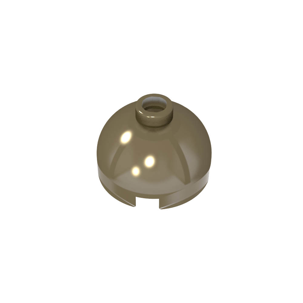 Brick Round 2 x 2 Dome Top - Blocked Open Stud without Bottom Axle Holder-MyGobricks