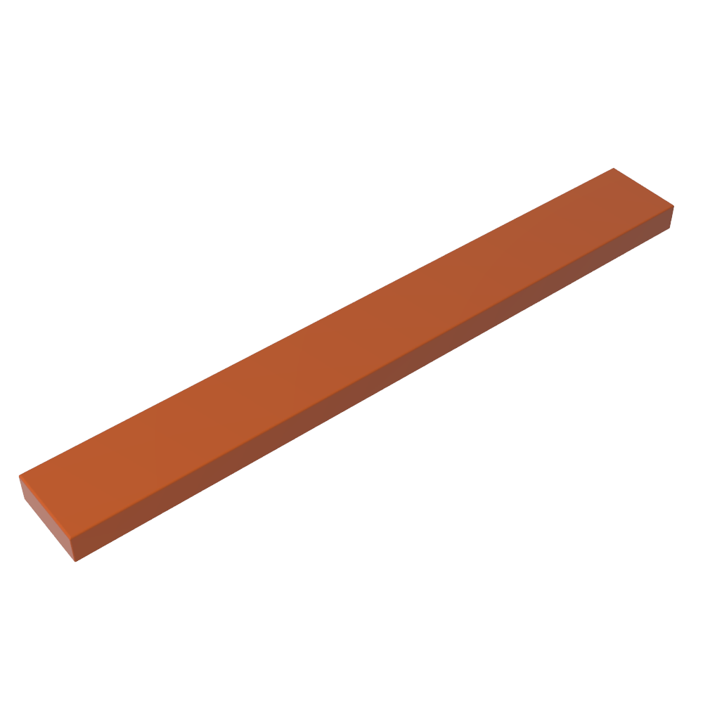 Tile 1 x 8 with Groove