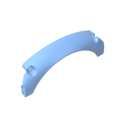 Technic Panel Car Mudguard Arched 13 x 2 x 3-MyGobricks