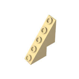Slope 53° 3 x 1 x 3 1/3 with Studs on Slope