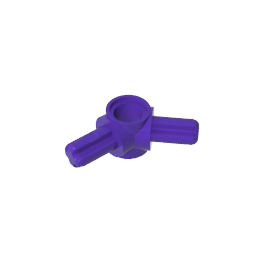 Technic Pin Connector Hub with 1 Axle 135°-MyGobricks