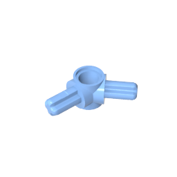Technic Pin Connector Hub with 1 Axle 135°-MyGobricks