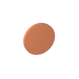 2x2 Round Clip Sign
