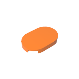 2x3 Round Plate