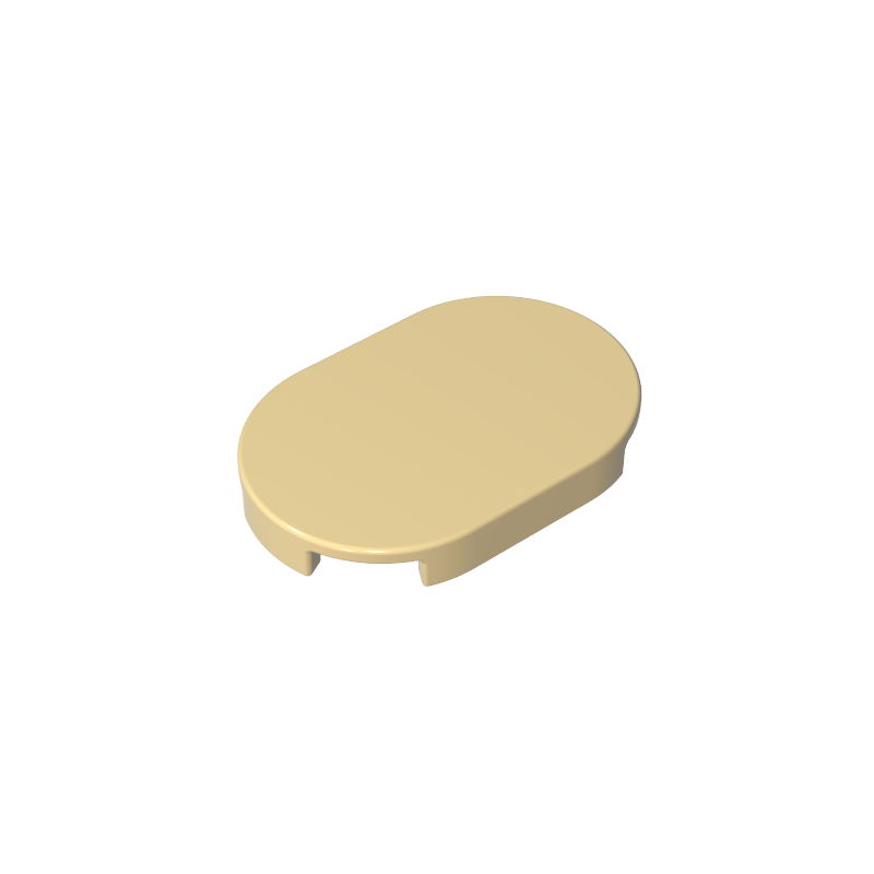 2x3 Round Plate