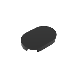 2x3 Round Plate