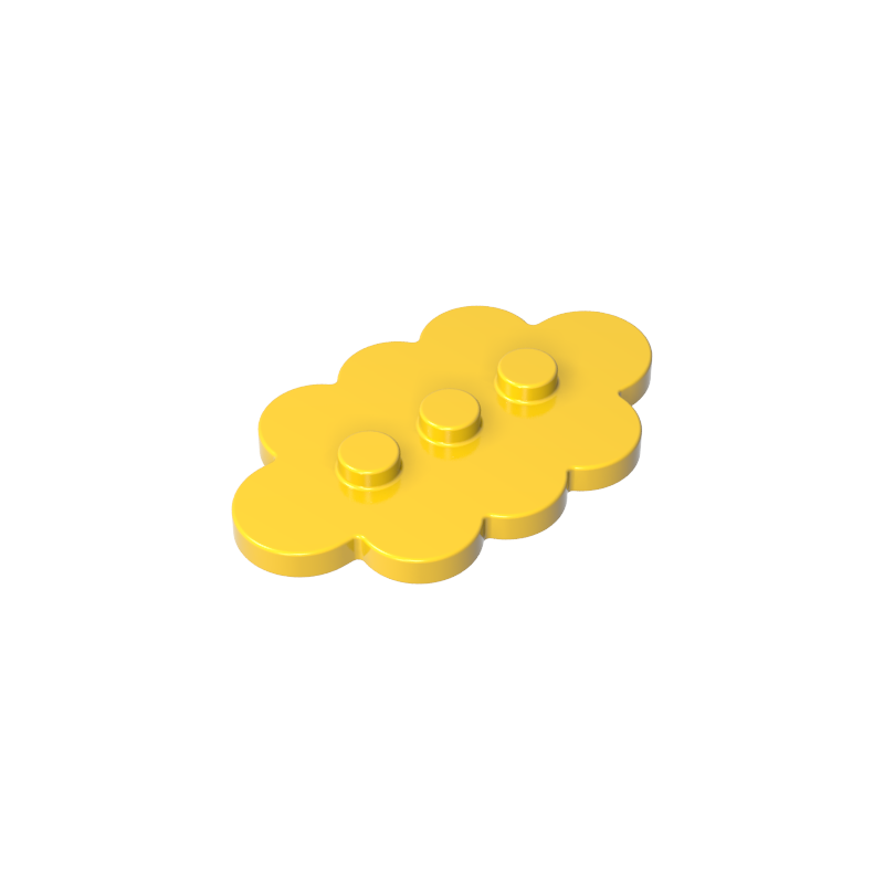 3x5 White Clouds