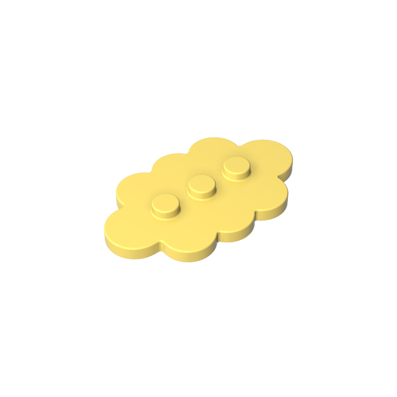 3x5 White Clouds