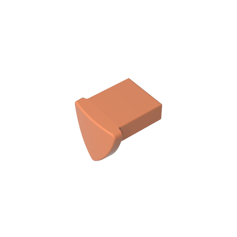 1x1 spiked glossy panel