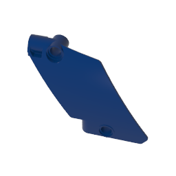Technic Panel Curved 5 x 7 Parallelogram Left-MyGobricks