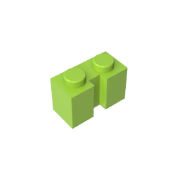 Brick Special 1 x 2 with Groove
