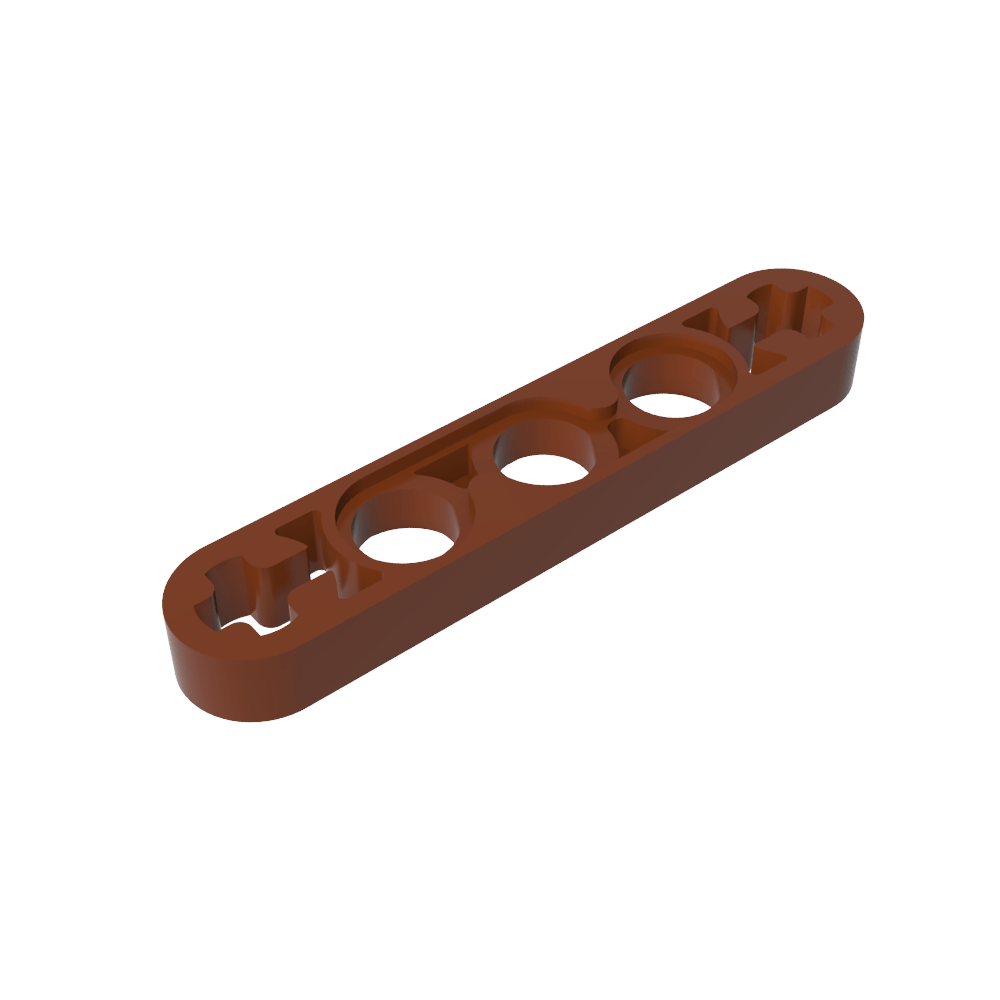 Technic Beam 1 x 5 Thin with Axle Holes on Ends-MyGobricks