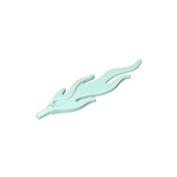 Wave / Flame Rounded Large [Plain]-MyGobricks