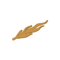 Wave / Flame Rounded Large [Plain]-MyGobricks