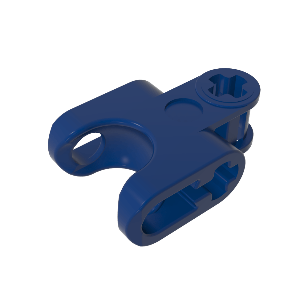 Technic Axle Connector 2 x 3 with Ball Socket, Open Lower Axle Holes-MyGobricks