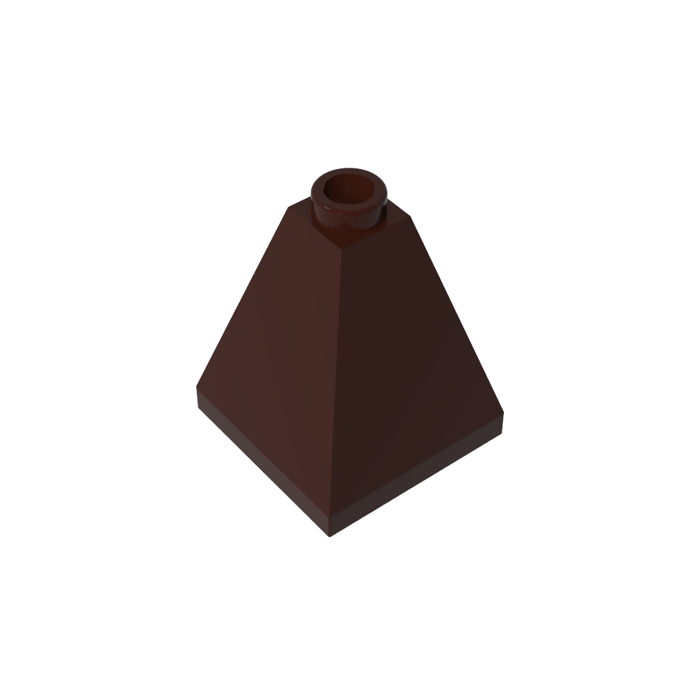 Slope 75° 2 x 2 x 2 Quadruple Convex-MyGobricks